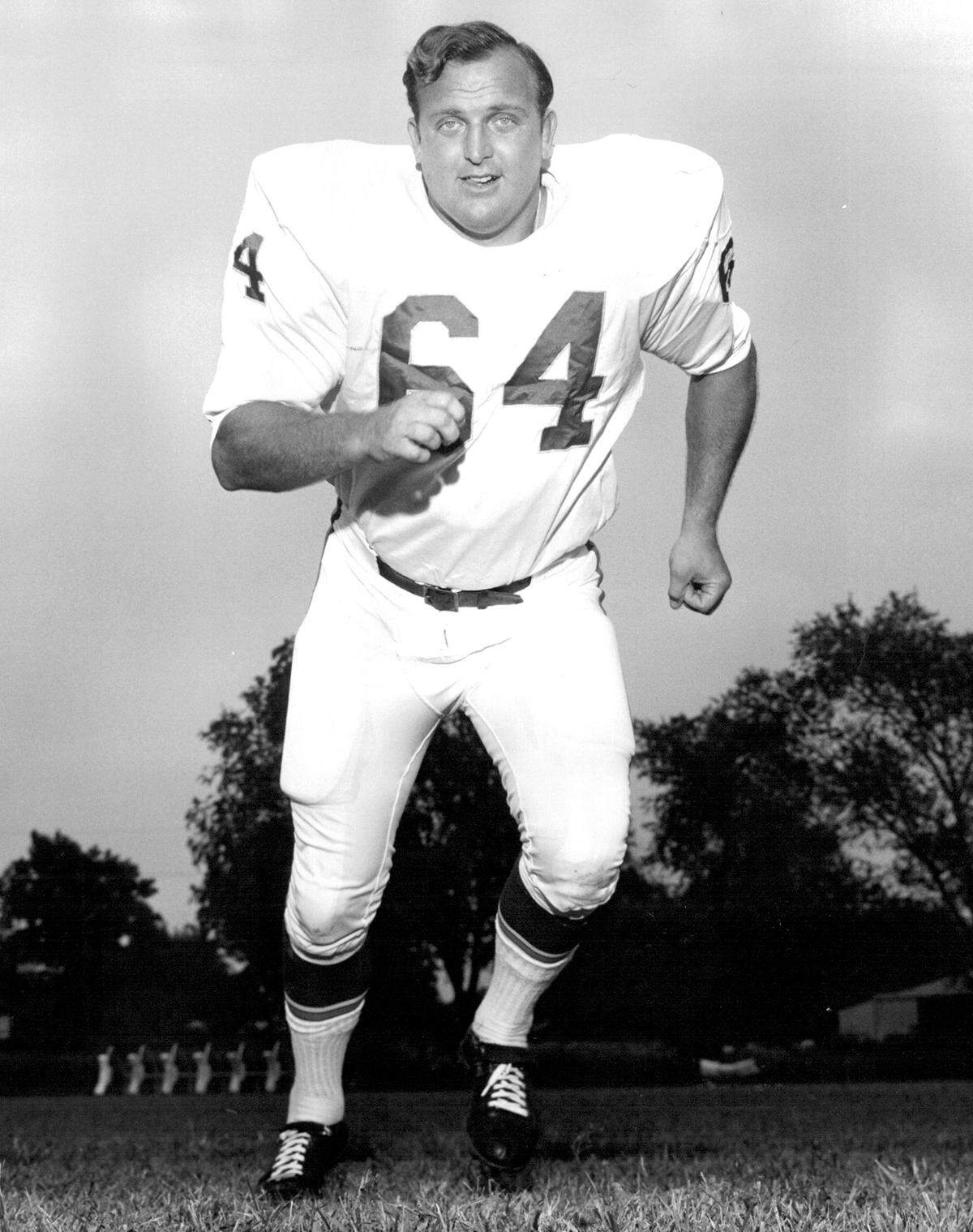 Guard Curt Merz, Kansas City Chiefs, 1962–1968