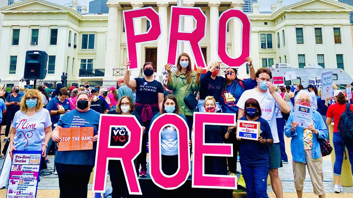 Demonstrators rallied last month in St. Louis in support of Roe v. Wade, which has the approval of the vast majority of Americans.