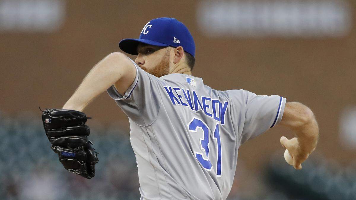 Royals starter Ian Kennedy gave up three runs, two of them earned, across his seven innings of work on Friday night against the Tigers in Detroit.