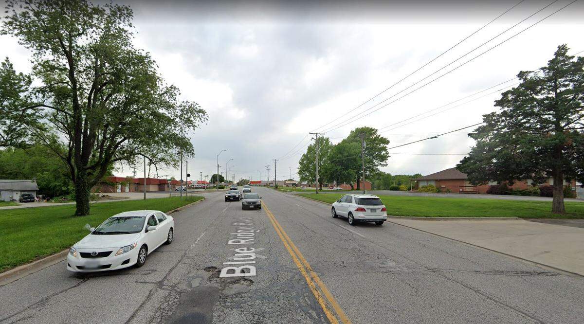 One person was killed and another injured in a car wreck early Sunday morning near 86th Street and Blue Ridge Boulevard in Kansas City. This Google Maps Street View image shows the area in May 2019.