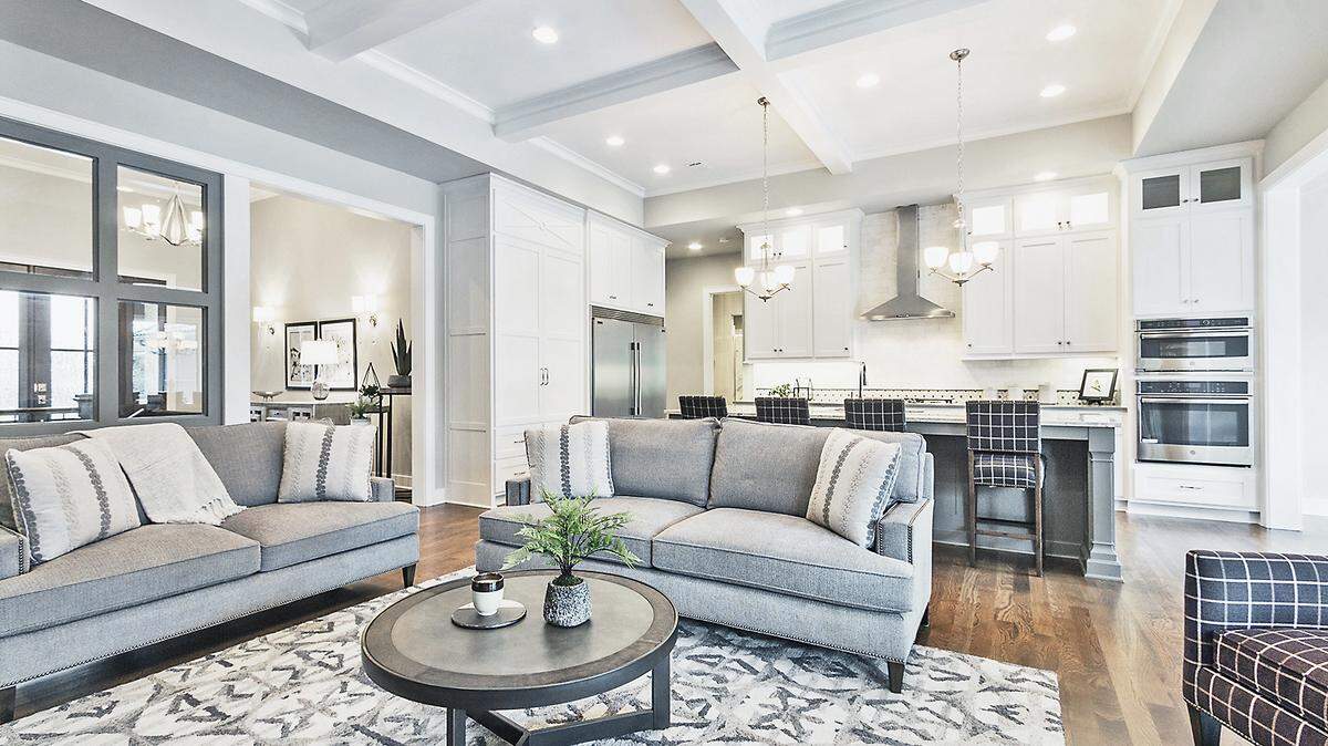 Tuscany Piazza Townhomes feature an open plan with many unique design elements.