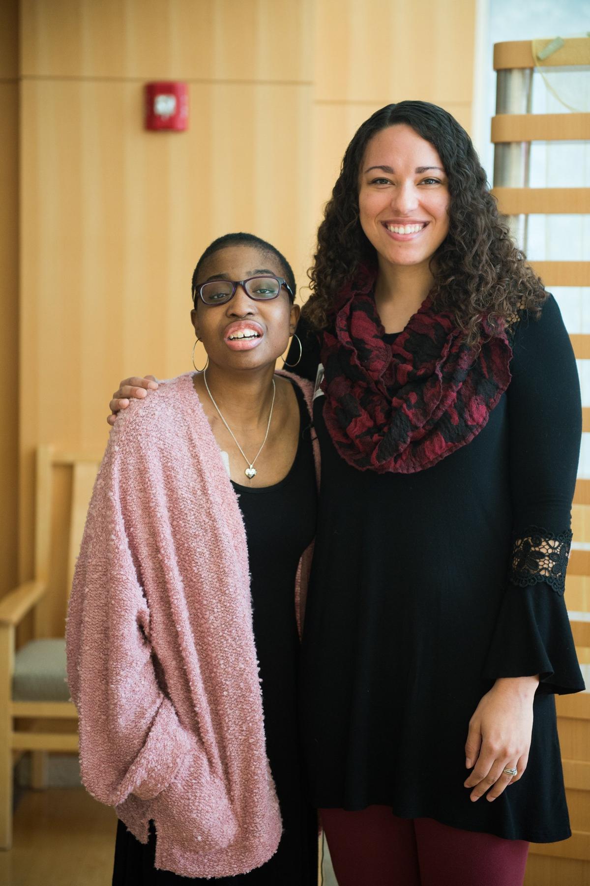 Victoria “Dayshanae” Hosman, 21 (left), has a genetic condition called Alagille syndrome and has been a longtime patient at Children’s Mercy Hospital. When she went on dialysis in April, her friend Christa Jordan wanted to donate her kidney to her. But better matches were found.