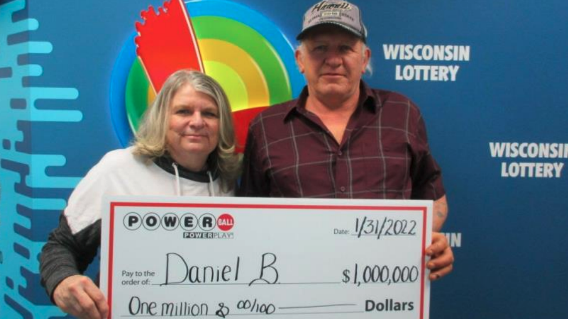 A man in Spooner, Wisconsin, won $1 million playing the Powerball in Wisconsin, officials say.