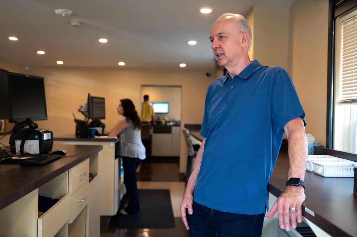 The founder of Pharmacy of Grace, John Yost, is a pharmacist by training and pastor at United Methodist Church of the Resurrection in Leawood. Yost wanted to place the pharmacy in Wyandotte County where he saw high poverty and  great need.