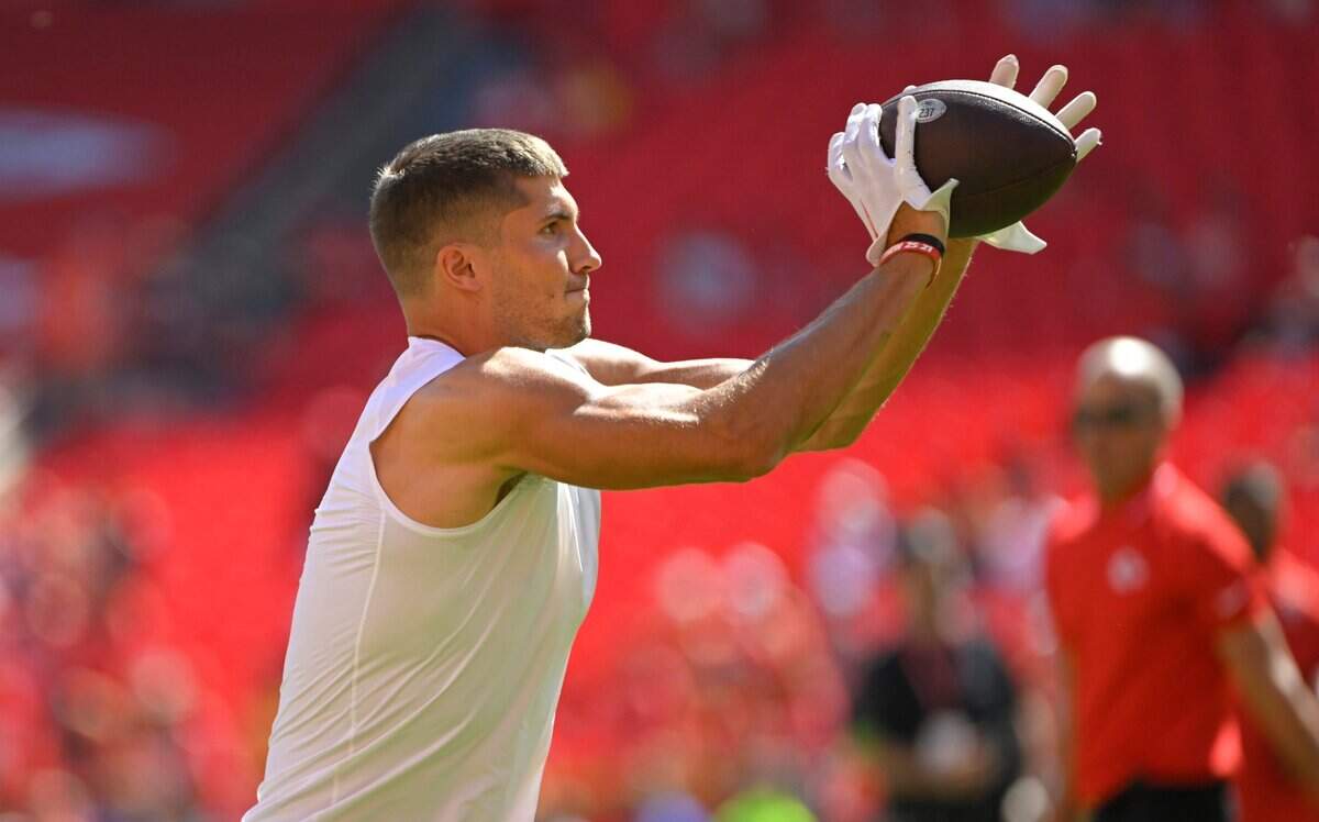 Chiefs wide receiver Justin Watson.