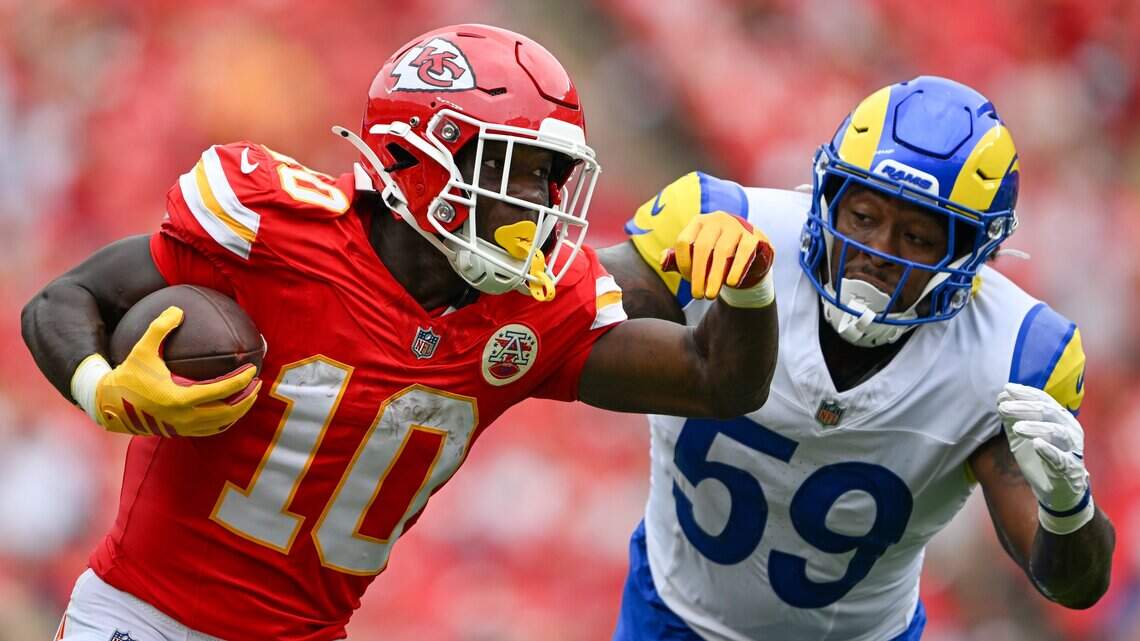 Emmett Johnson turns Chiefs’ preseason opener into statement in RB2 race