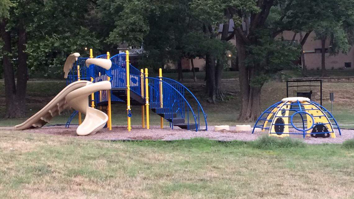 A body was found at a playground in Hyde Park near 38th and Gillham. Kansas City police say the death appears to be of natural causes.