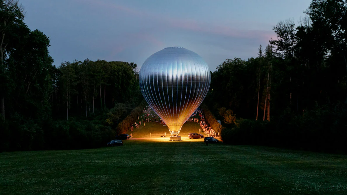 Artist Doug Aitken’s mirrored hot air balloon will be part of the festivities.