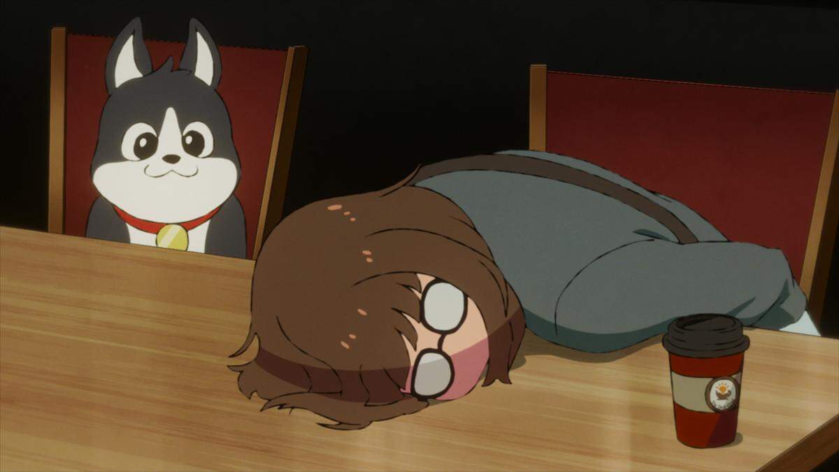 A still image from episode two of “Let’s Play,” the adapted webcomic streaming on Crunchyroll. Seen in the image is main character Samara “Sam” Young and her dog, Bowser.