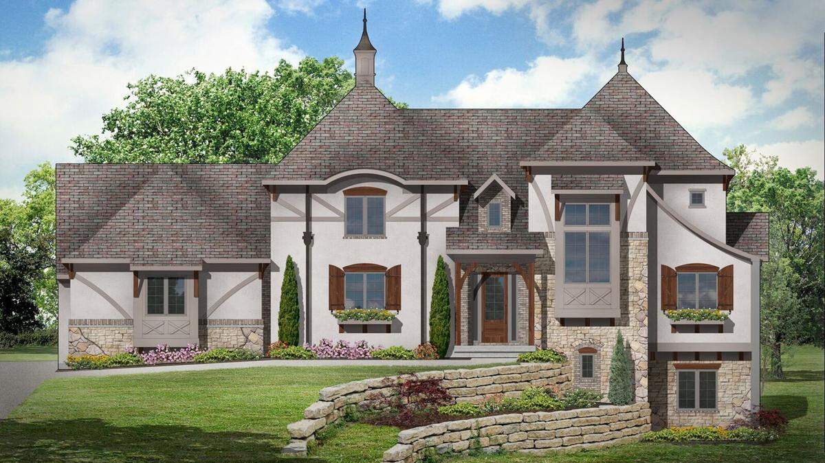 The Edinburgh model in The Cove at Loch Lloyd (#90) is featured on the Fall Parade of Homes, showcasing luxury maintenance-provided living.