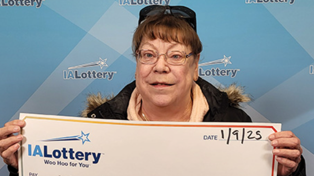 An Iowa woman had a sleepless night after learning she had won thousands from a scratch-off ticket.