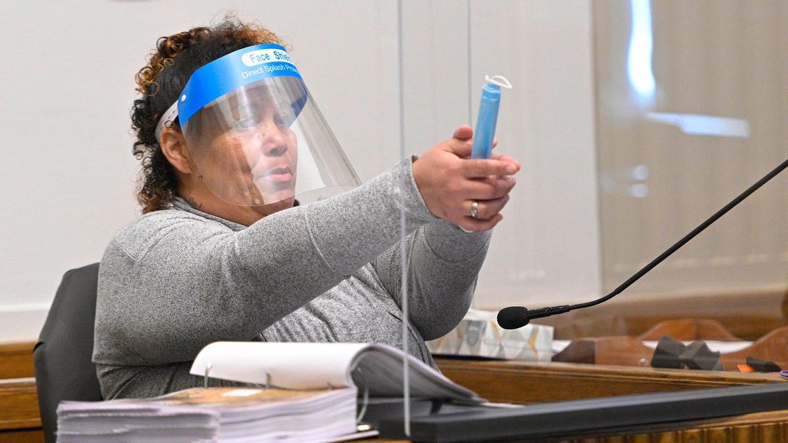 Defense grills witness on where Cameron Lamb kept gun in Day 2 of detective’s trial