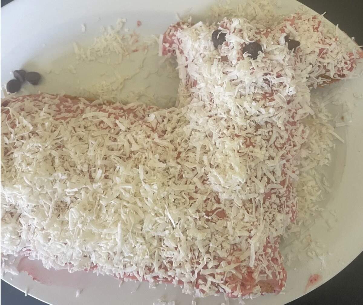 Fertig’s granddaughter made her first Easter lamb cake last year.