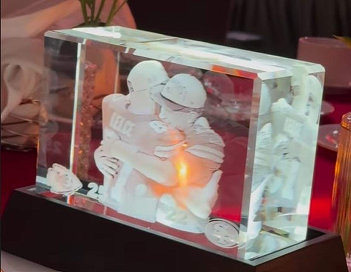This was a centerpiece at the gala.