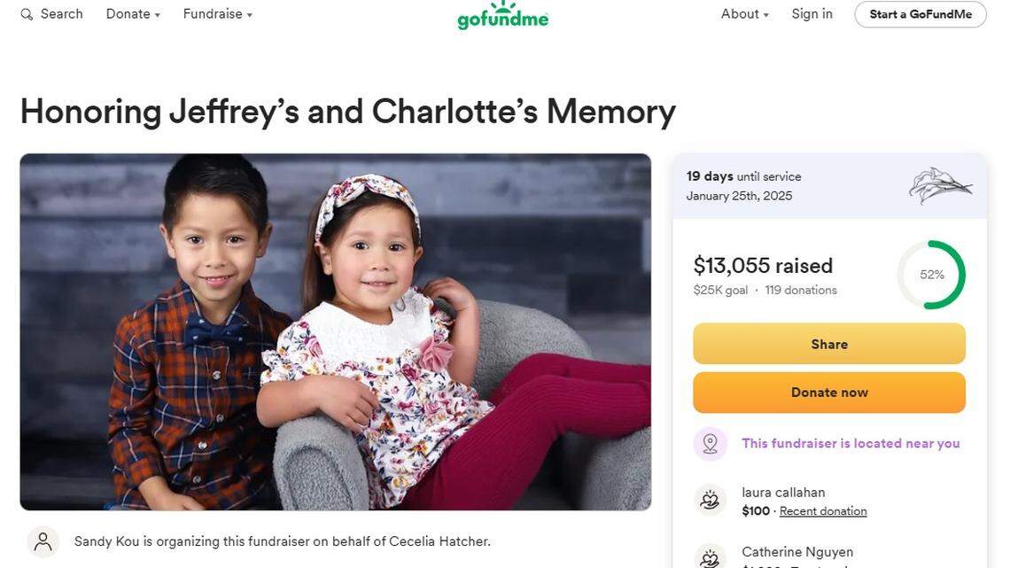 Platte County School District officials said the district was mourning the deaths of Jeffrey Hatcher, 8, a second-grade student at Pathfinder Elementary School and Charlotte Hatcher, 6, a kindergartner.