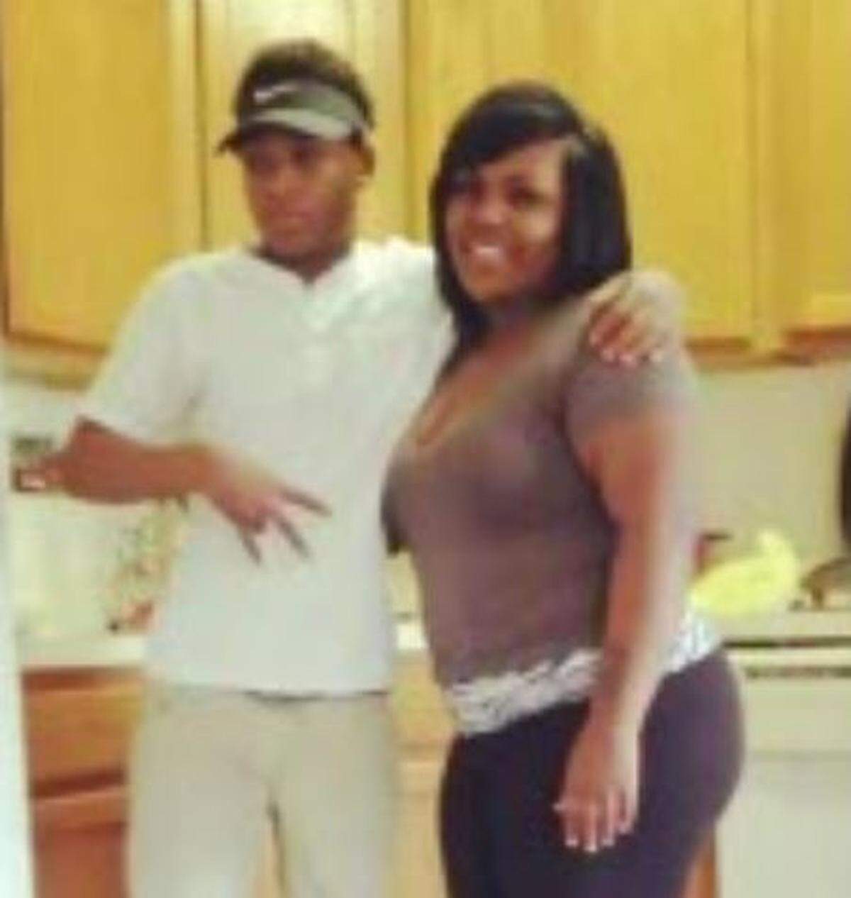 Tyson and his aunt, Tameisha White
