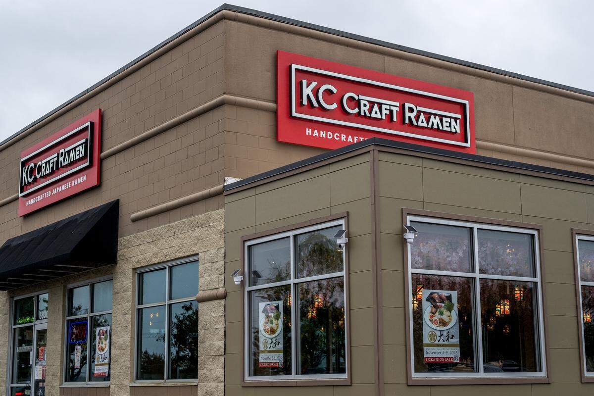 KC Craft Ramen at 6830 West 119th St., is pictured on Wednesday, Oct. 29, 2025, in Overland Park.