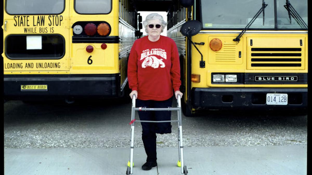 In 2011, Leona Rice lost her left leg in the EF-5 tornado that hit Joplin. Eight years later to the day, the former school bus driver braved a tornado that swept through Carl Junction, Missouri.