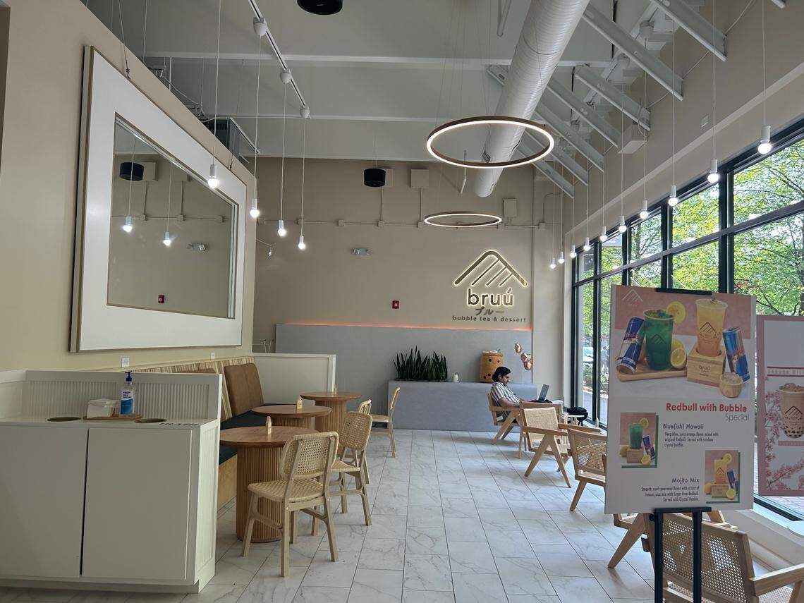 The large Park Place store has more seating than the location at the Country Club Plaza.