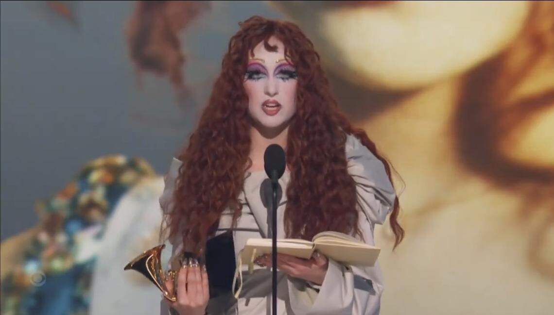 Missouri native Chappell Roan, seen here winning Best New Artist at the Grammy Awards earlier this year, shares her fondness for her home state with her fans.