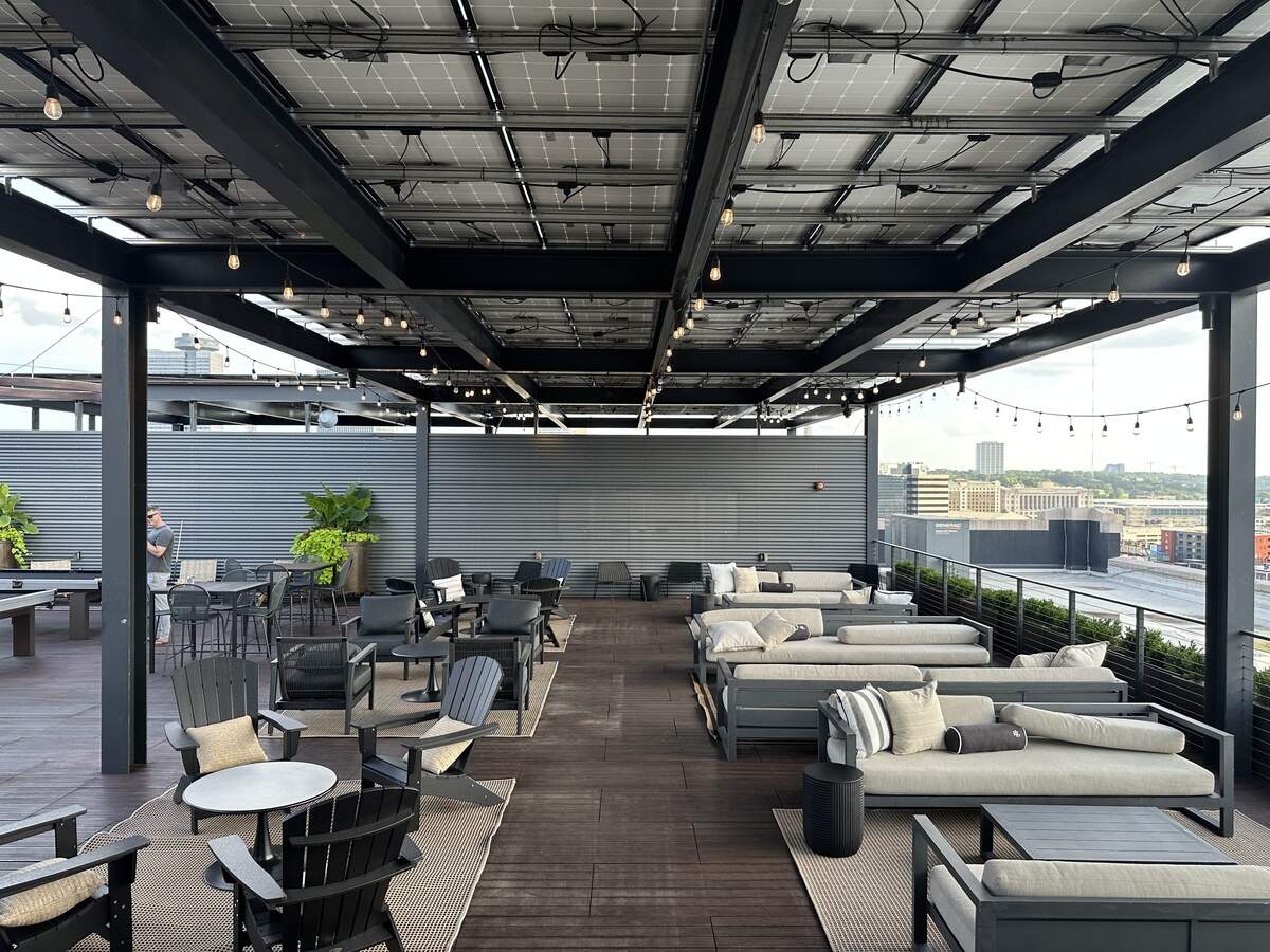 RooftopKC, Kansas City’s newest rooftop bar, is open now in the Crossroads and reservation-only.