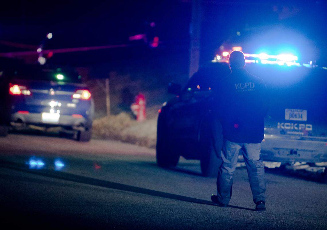 A man allegedly armed with a gun was shot and killed Friday evening by a Kansas City, Kansas police officer in the 5200 block of Georgia Avenue. Kansas City Police Department homicide detectives were investigating the use of force.