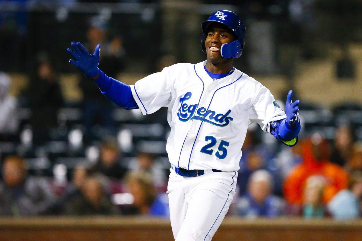 Legends outfielder Seuly Matias had 27 home runs entering Thursday’s game, tied for the franchise single-season record.