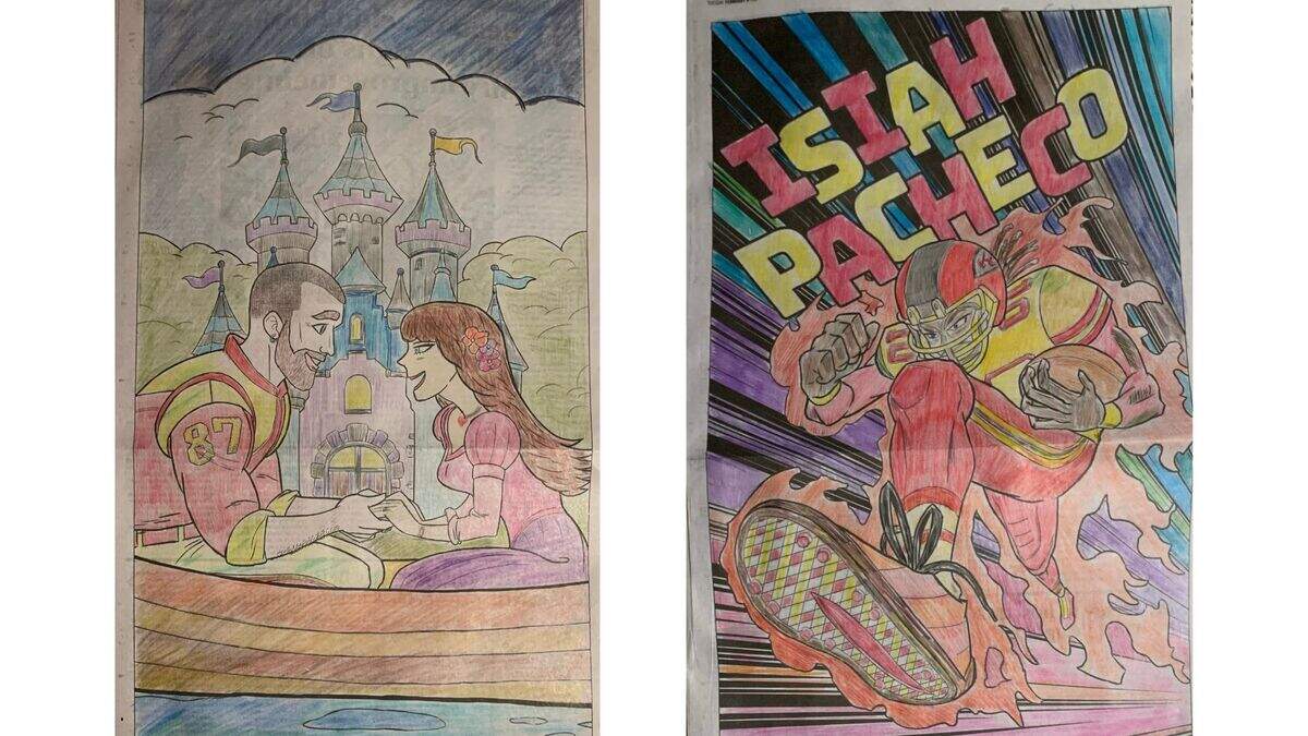 Gerry Hotzler said she is having her husband pick up a copy of The Star every day after work so she can complete the coloring pages.
