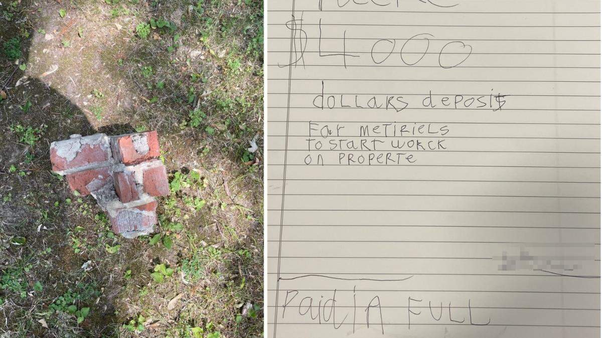 Contractors writing handwritten invoices are accused of damaging roofs in Minnetonka, police said.