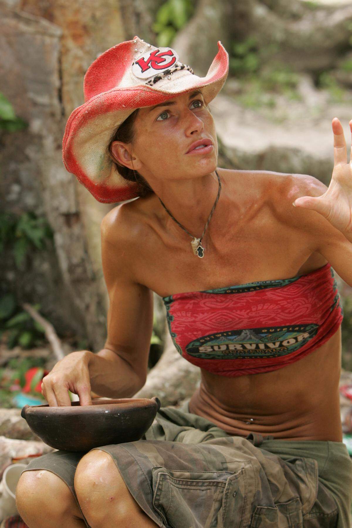 Boatwright wore Kansas City gear on “Survivor” but wasn’t allowed to on the Fox show.