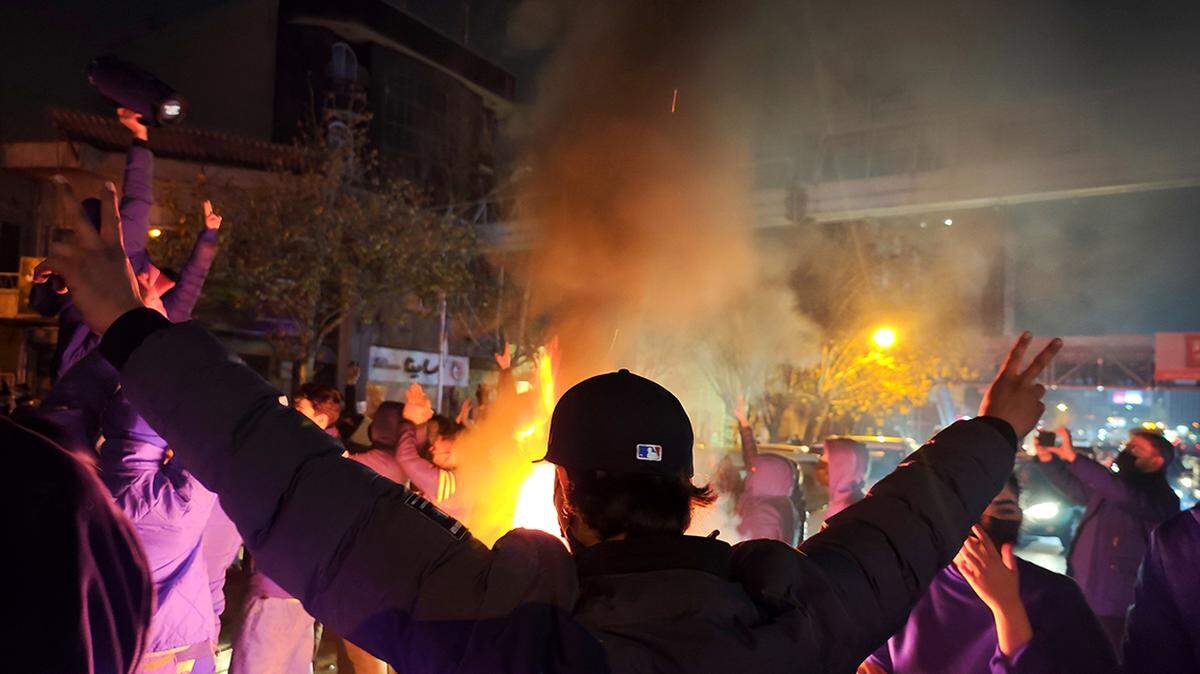Protests that began in Tehran have rapidly spread to more than 195 towns and cities across the country.