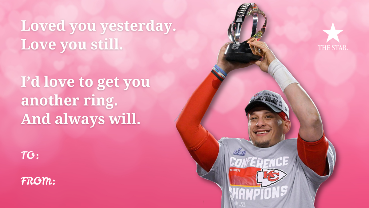 This is a KC Star Valentine card for 2026.
