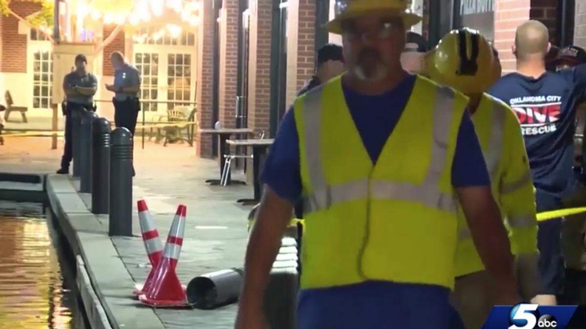 Wes Seeley, 23, of Oklahoma City, fell into the Bricktown Canal Sunday night and reportedly grabbed onto a light post as he fell. It  broke, falling into the water with him. He was electrocuted, as was a Good Samaritan who jumped in to help him.