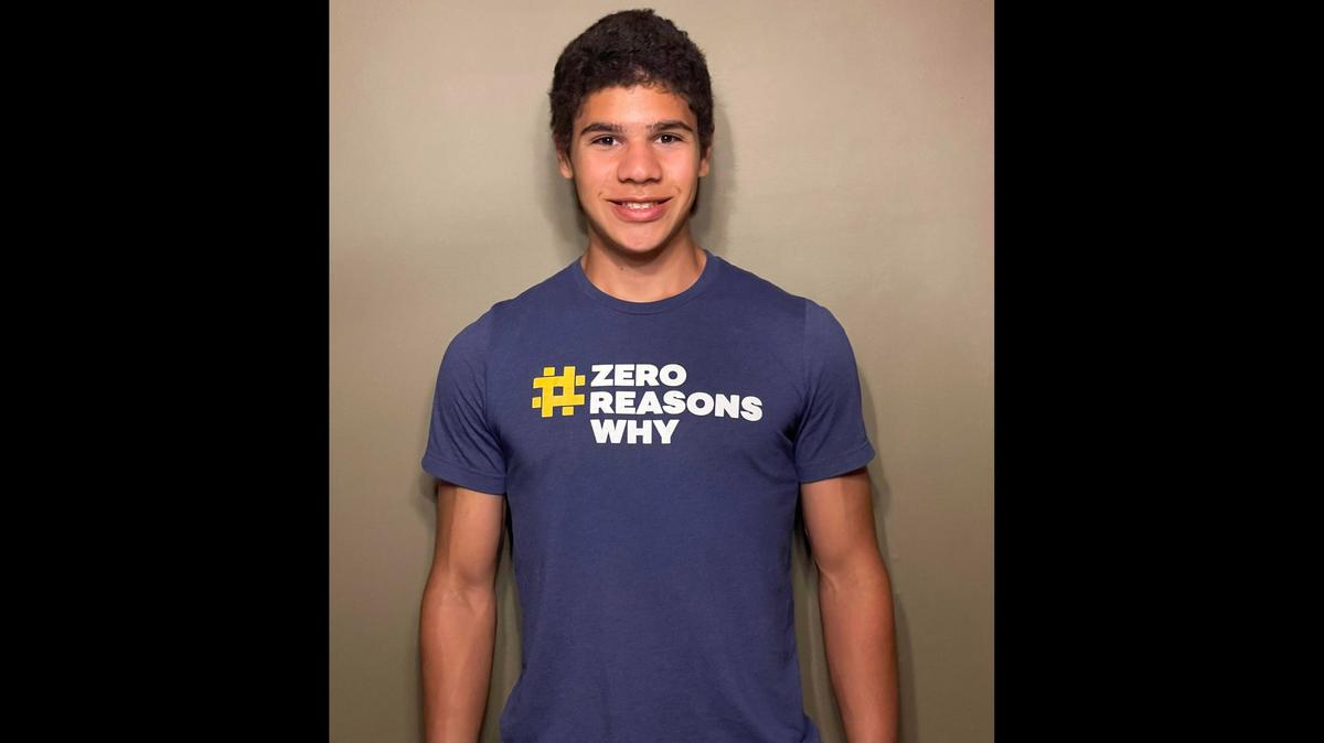 Omar Obdelmoity, a senior at Blue Valley West High School