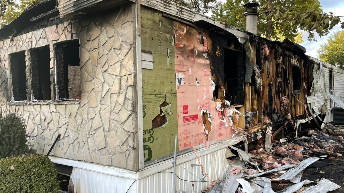 Two people died after a fire broke out in a Kansas City, Kansas mobile home Tuesday in the 6000 block of Kansas Avenue.