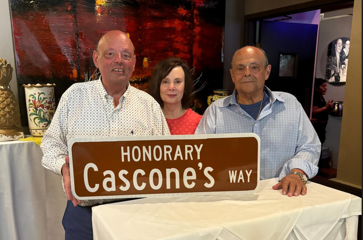 Jimmy, Lucille and Frank Cascone of Cascone’s Italian Restaurant were recently honored by the Kansas City Council for 70 years in business.