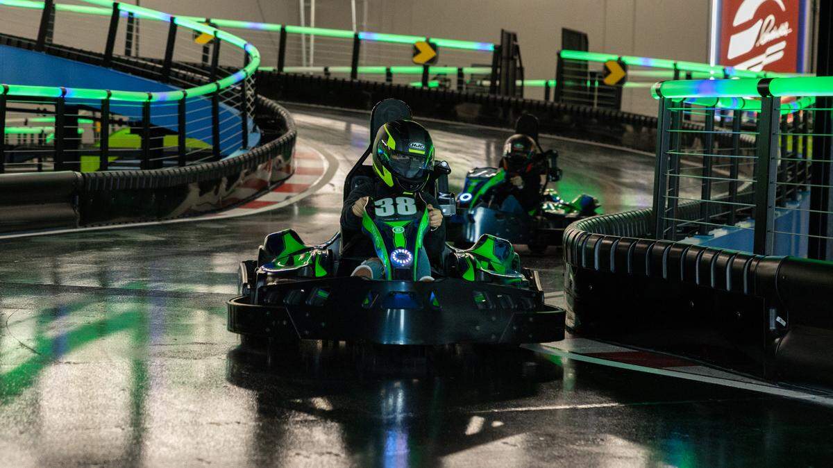 Andretti, opening at the Aspiria Campus next year, will house a multi-level go-kart track.