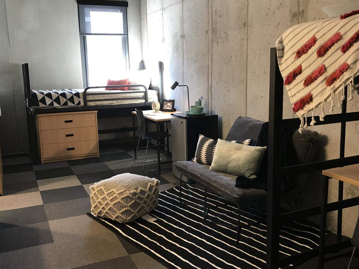 Students were involved in saying how the rooms in the Kansas City Art Institute’s new $30 million residence hall would look.