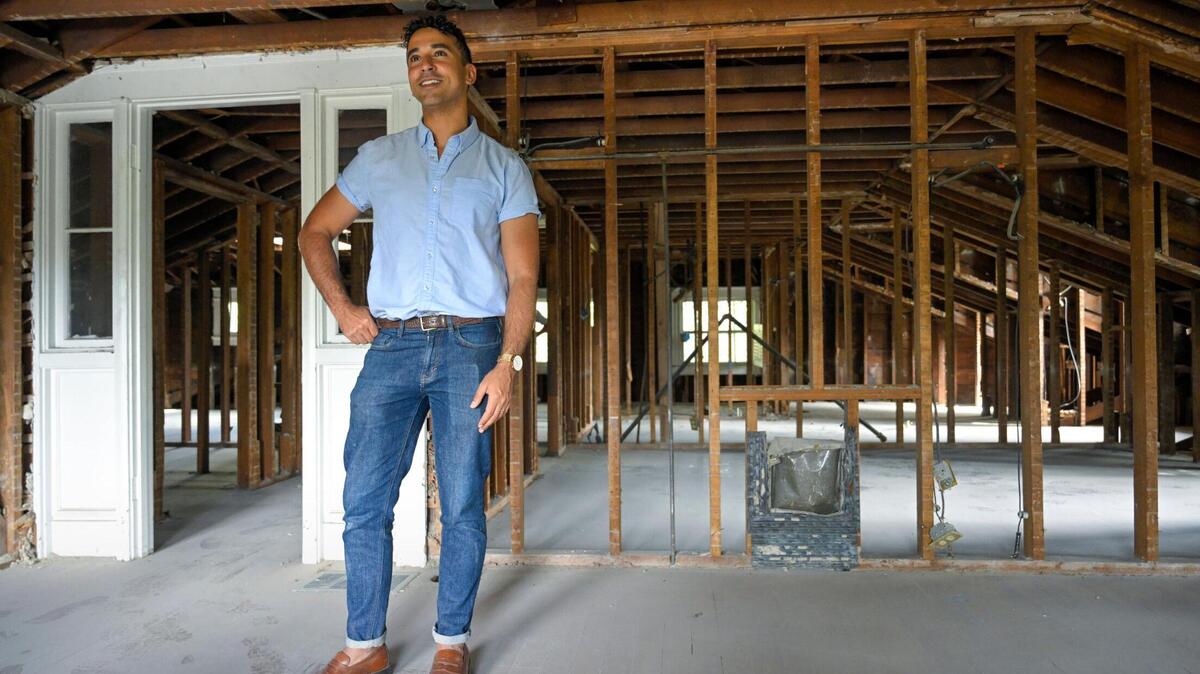 Developer Johnny Youssef bought and is renovating the Rockhill Clubhouse, a 6,300-square-foot house built by William Rockhill Nelson. Although he is saving the hardwood floors, fireplaces and curving staircase, much of the rest of the home’s interior has been gutted.