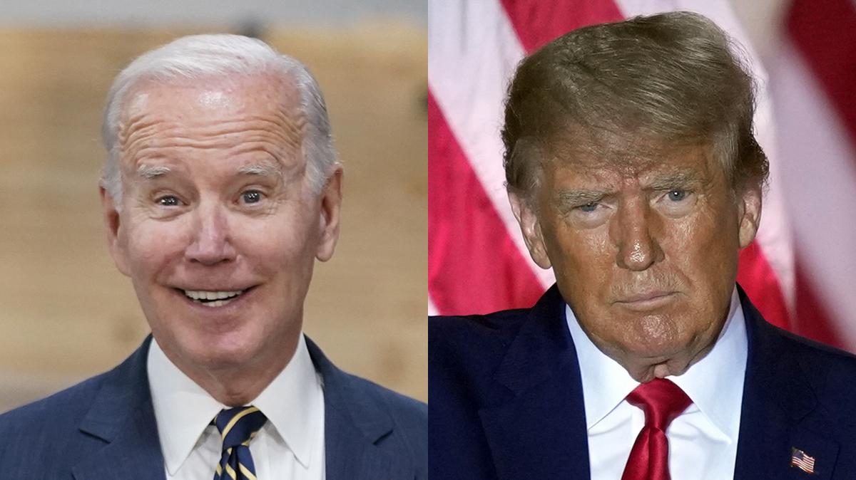 President Joe Biden and Donald Trump