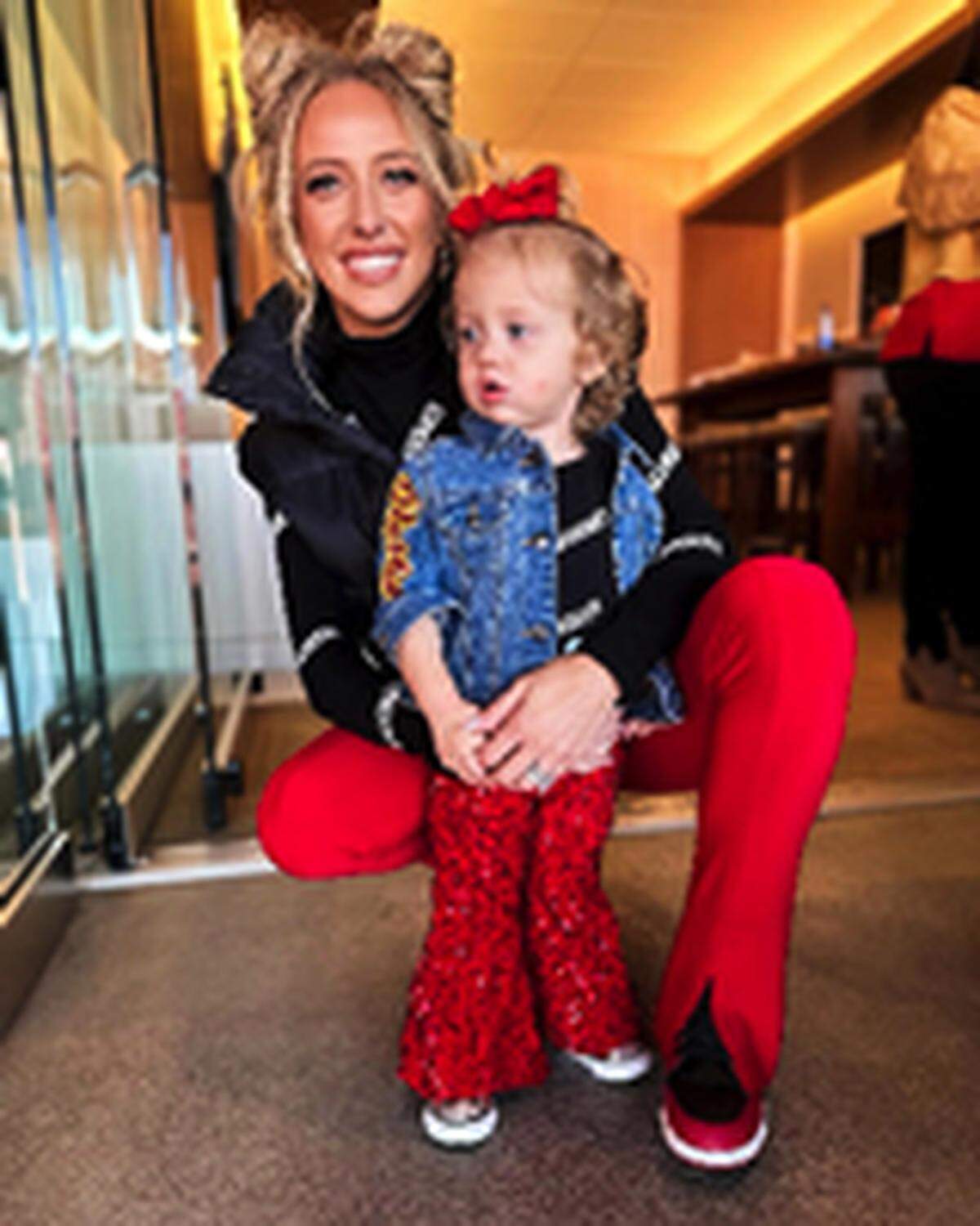 Celebrity magazines Us Weekly and People follow the comings and goings of the Mahomes family, including Brittany Mahomes and daughter, Sterling.