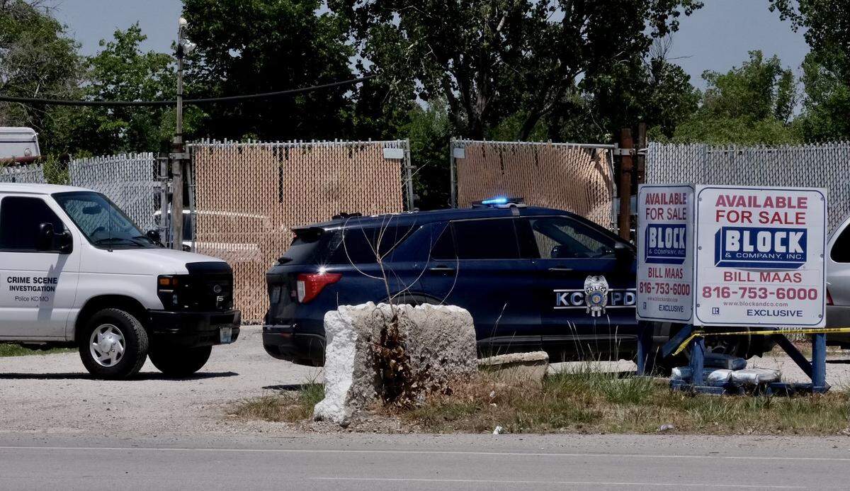 A homicide victim was allegedly shot Monday, July 10, 2023, in the parking lot of an auto business in Kansas City.
