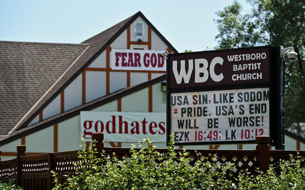 The Westboro Baptist Church, 3701 SW 12th St. in Topeka, was founded in 1955. The Southern Poverty Law Center once called it “arguably the most obnoxious and rabid hate group in America.”&nbsp;