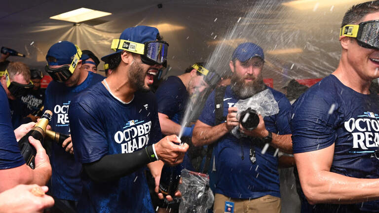 See video from Kansas City Royals clubhouse celebration after sweeping the Orioles