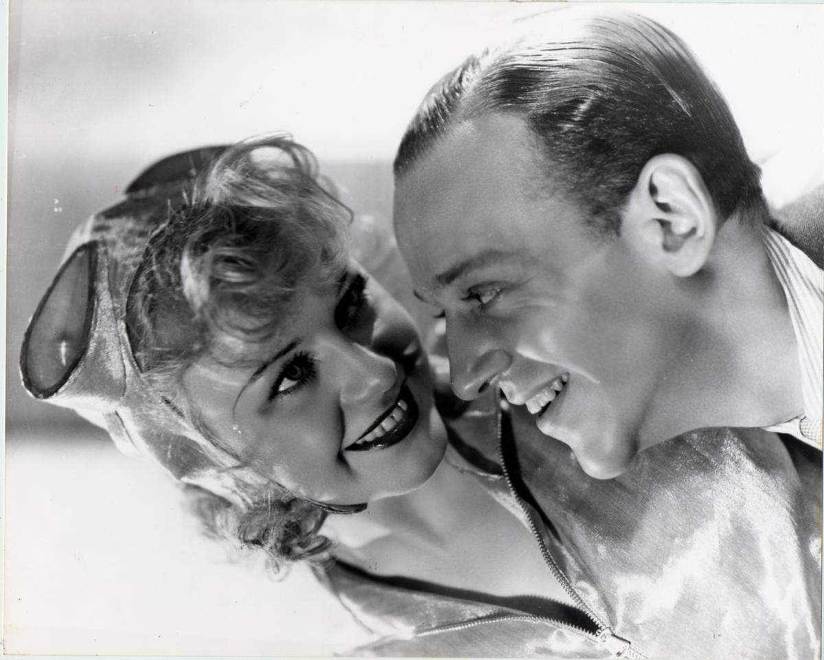 Famous dance partners, and fellow Midwesterners, Fred Astaire and Ginger Rogers.