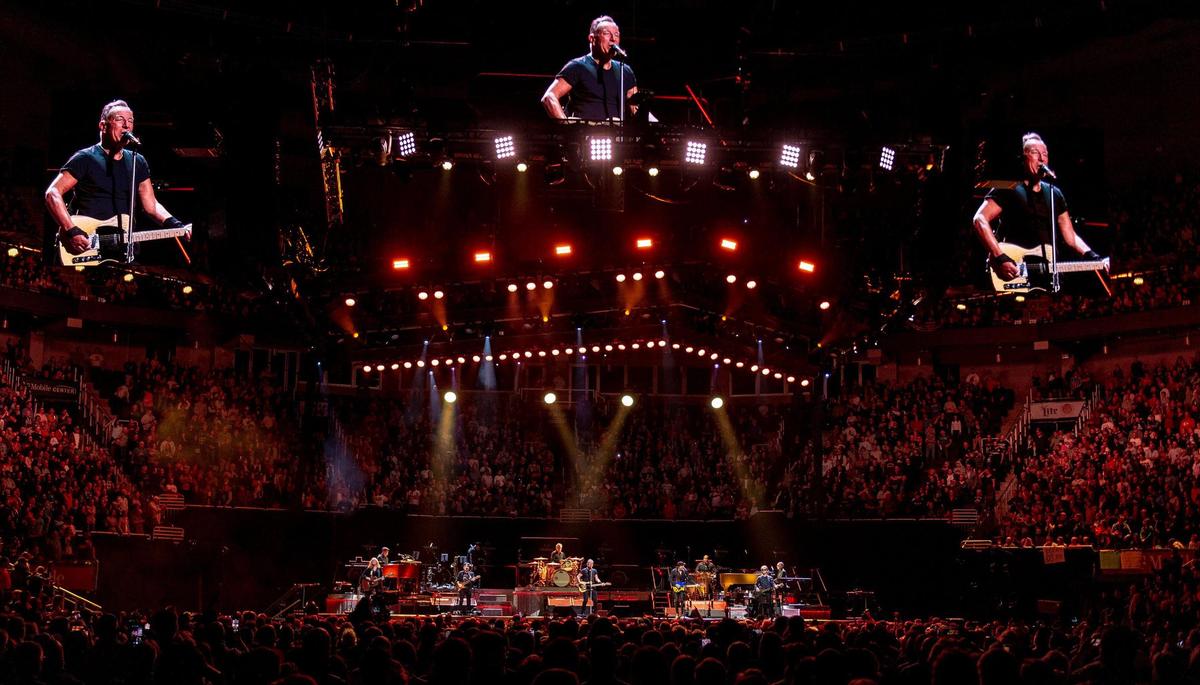Bruce Springsteen and The E Street Band perform at T-Mobile Center on Saturday, Feb. 18, 2023, in Kansas City.