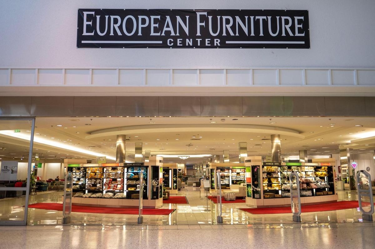 European Furniture Center took the former Macy’s space in Independence Center.