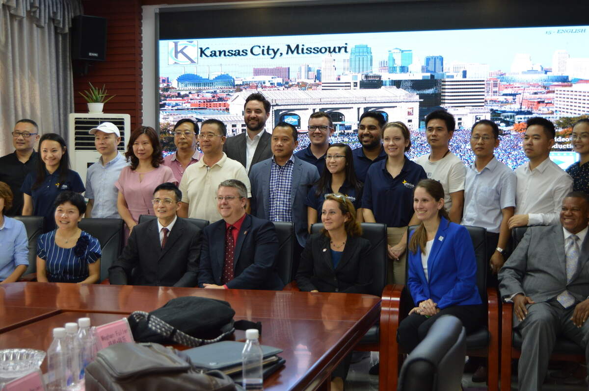 UMKC’s Enactus team and Kansas City officials met with business and government leaders in Changsha, China.