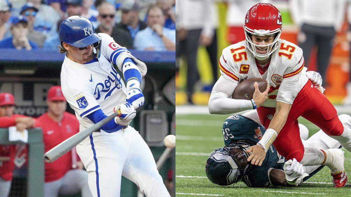 Bobby Witt and Patrick Mahomes