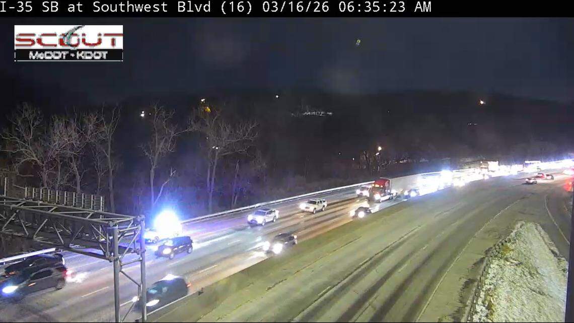 Slick spots possible on Kansas City commutes after late-season snow